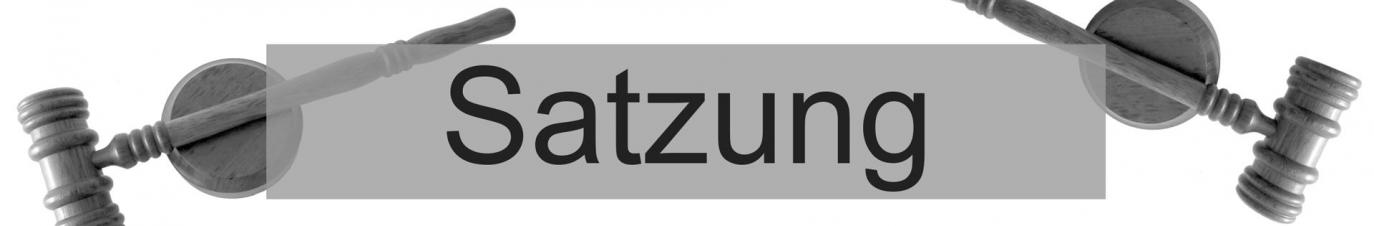 Symbolbild für Satzung